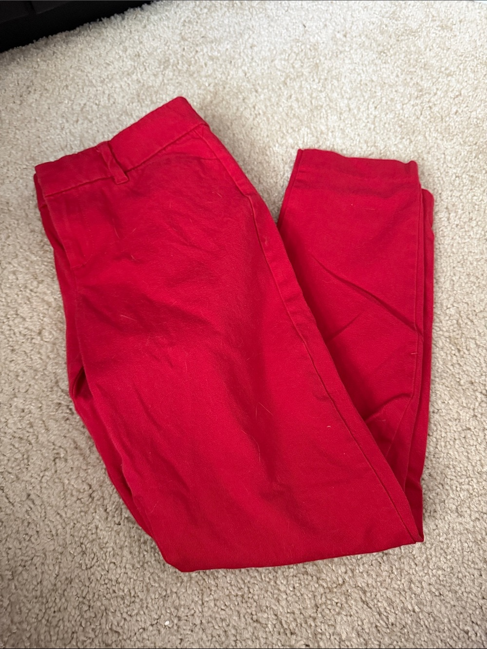 Old Navy Red Ankle Pants